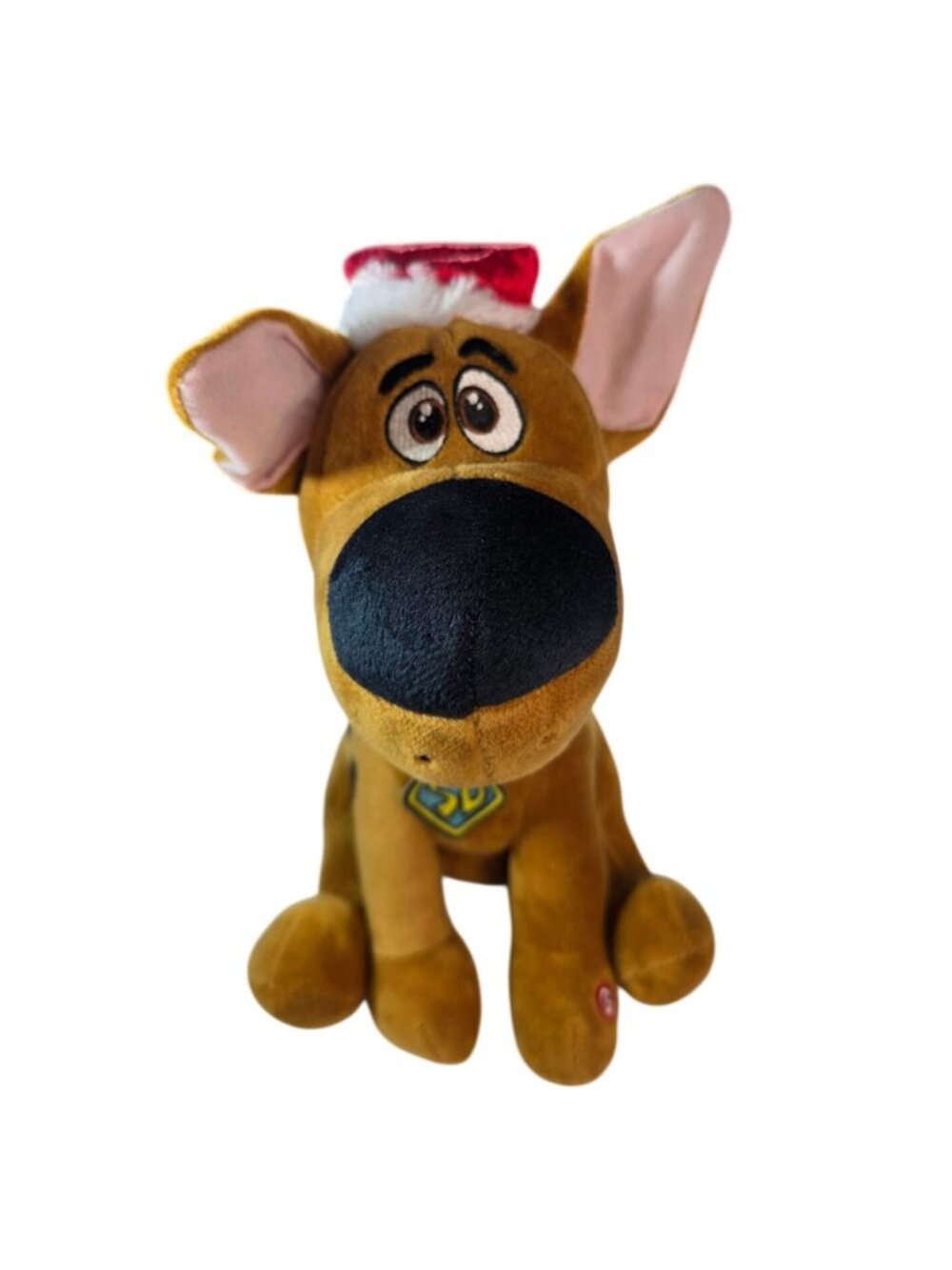 Scooby-Doo Holiday Plush Sings Dances Santa Hat Christmas Cartoon Dog Festive